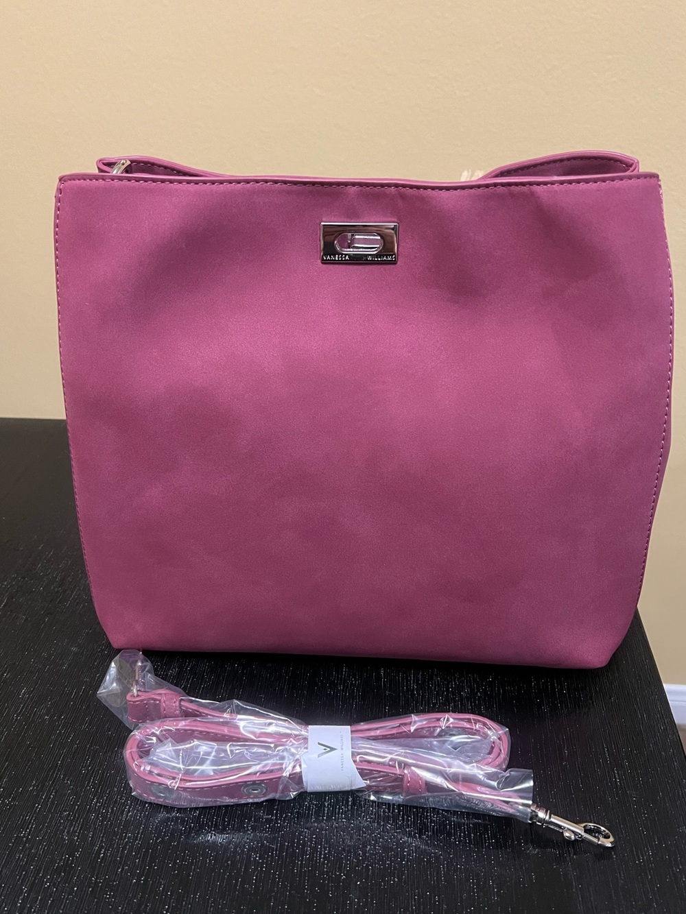 Vanessa Williams Posh Hobo Bag Purse Dust Bag Designer Business City Retro NEW